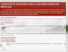 Tablet Screenshot of negligenciasmedicasno.blogspot.com