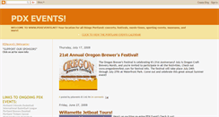 Desktop Screenshot of pdxevents.blogspot.com