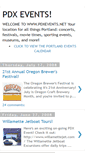 Mobile Screenshot of pdxevents.blogspot.com