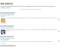 Tablet Screenshot of pdxevents.blogspot.com