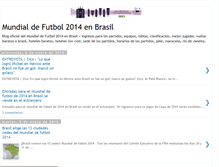 Tablet Screenshot of mundialdefutbol2014enbrasil.blogspot.com
