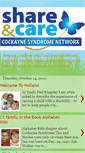 Mobile Screenshot of cockaynesyndrome.blogspot.com