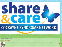 Tablet Screenshot of cockaynesyndrome.blogspot.com