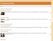 Tablet Screenshot of canariaspiensa.blogspot.com