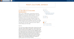 Desktop Screenshot of postcultureshock.blogspot.com