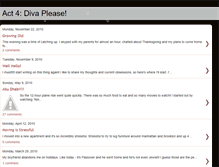 Tablet Screenshot of divaplease.blogspot.com