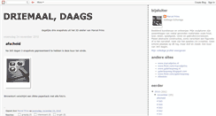 Desktop Screenshot of driemaaldaags.blogspot.com