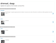 Tablet Screenshot of driemaaldaags.blogspot.com