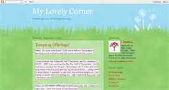 Desktop Screenshot of mylovelycorner.blogspot.com