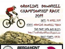 Tablet Screenshot of oroklinidownhillrace.blogspot.com