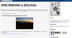 Desktop Screenshot of percorrendoabiologia.blogspot.com