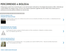 Tablet Screenshot of percorrendoabiologia.blogspot.com
