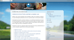 Desktop Screenshot of bomemprego.blogspot.com