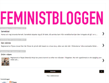 Tablet Screenshot of feministbloggen.blogspot.com