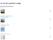 Tablet Screenshot of laviedunpoissonrouge.blogspot.com