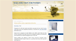 Desktop Screenshot of maia-solution.blogspot.com
