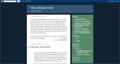 Desktop Screenshot of communechild.blogspot.com