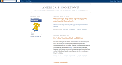 Desktop Screenshot of americashometown.blogspot.com