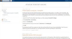 Desktop Screenshot of justin-finch.blogspot.com