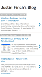 Mobile Screenshot of justin-finch.blogspot.com