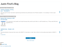 Tablet Screenshot of justin-finch.blogspot.com
