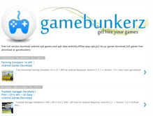 Tablet Screenshot of gamebunkerz.blogspot.com