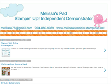 Tablet Screenshot of melissaspad.blogspot.com