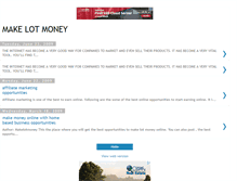 Tablet Screenshot of makelotmoneyathome.blogspot.com