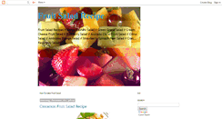 Desktop Screenshot of fruitsaladrecipe.blogspot.com