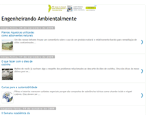 Tablet Screenshot of engenheirandoambientalmente.blogspot.com