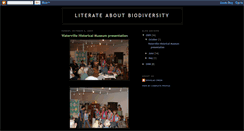 Desktop Screenshot of literateaboutbiodiversity.blogspot.com