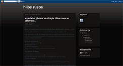 Desktop Screenshot of hilosrusoscolombia.blogspot.com