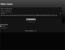 Tablet Screenshot of hilosrusoscolombia.blogspot.com