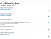 Tablet Screenshot of mrsshebers3rdgrade.blogspot.com