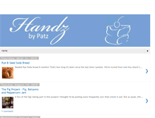 Tablet Screenshot of handzbypatz.blogspot.com