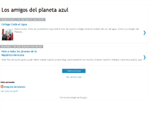 Tablet Screenshot of amigosdelplanetaazul.blogspot.com