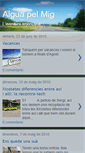 Mobile Screenshot of aiguapelmig.blogspot.com