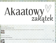Tablet Screenshot of akaatowyzakatek.blogspot.com