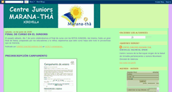 Desktop Screenshot of centrejuniorsmaranatha.blogspot.com