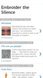 Mobile Screenshot of embroiderthesilence.blogspot.com