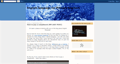 Desktop Screenshot of englishlanguageforteachers.blogspot.com