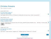 Tablet Screenshot of answers4christians.blogspot.com