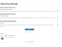 Tablet Screenshot of obscuritymusings.blogspot.com