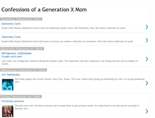 Tablet Screenshot of genxmomconfessions.blogspot.com