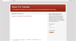 Desktop Screenshot of musicprotutorials.blogspot.com
