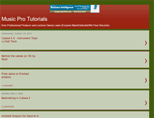 Tablet Screenshot of musicprotutorials.blogspot.com