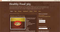 Desktop Screenshot of healthy-food-365.blogspot.com