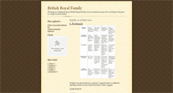 Desktop Screenshot of britishroyalfamily-anglista.blogspot.com