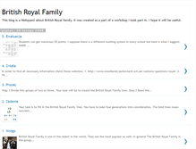 Tablet Screenshot of britishroyalfamily-anglista.blogspot.com