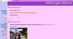 Desktop Screenshot of antiarrugas.blogspot.com